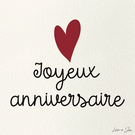 Joyeux anniversaire d'amour et de tendresse